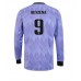 Cheap Real Madrid Karim Benzema #9 Away Football Shirt 2022-23 Long Sleeve